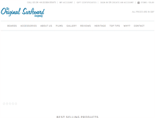 Tablet Screenshot of originalsurfboards.co.uk